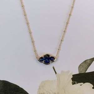 Kendra Scott Abbie Necklace in Bronze Veined Lapis